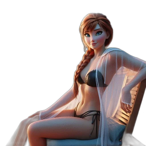 dress, concept art, fantasy art, 3d render transparent PNG cut-out