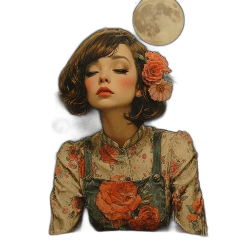 dress, jewelry, mask, face transparent PNG cut-out