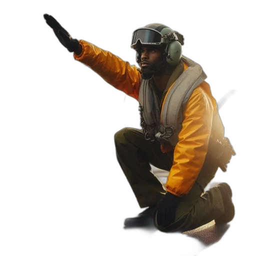 staff, jacket, weapon, mask transparent PNG cut-out