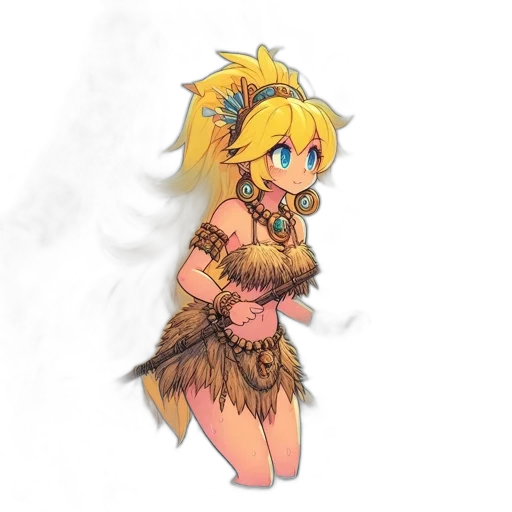 staff, dragon, dress, weapon transparent PNG cut-out
