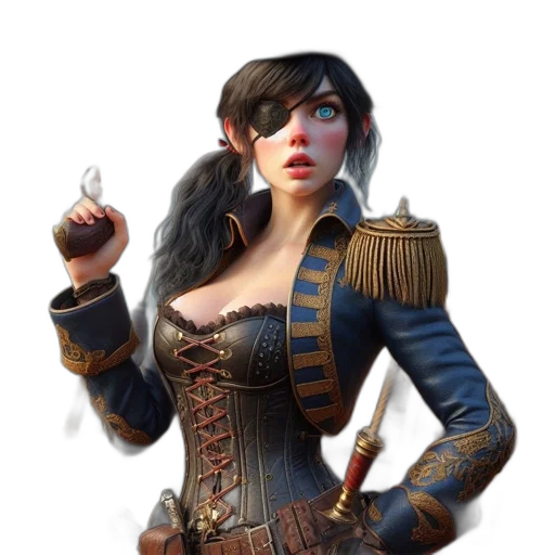 staff, jacket, weapon, fantasy art transparent PNG cut-out