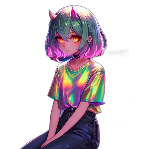 dress, creature, mask, staff transparent PNG cut-out