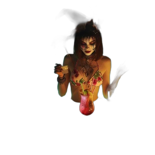 mask, creature, staff, animal transparent PNG cut-out