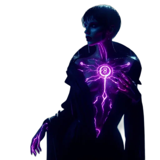 staff, jacket, dress, creature transparent PNG cut-out