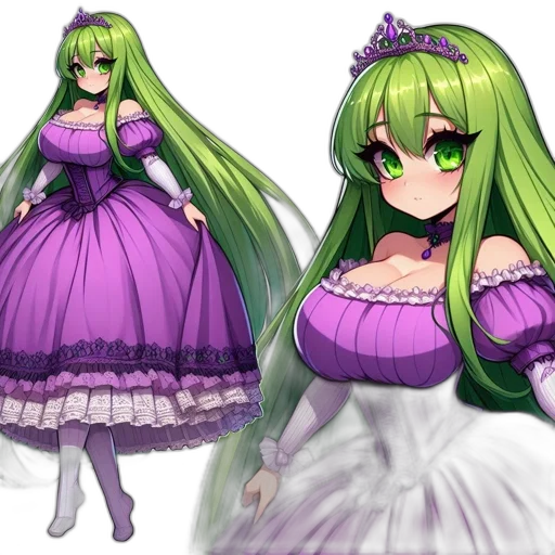 dress, concept art, pixel art, 3d render transparent PNG cut-out