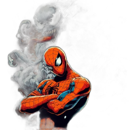 mask, comic book art, concept art, fantasy art transparent PNG cut-out