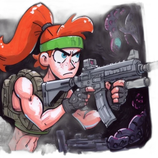 weapon, concept art, comic book art, cartoon transparent PNG cut-out
