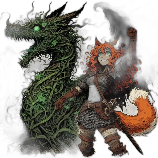 dragon, fantasy art, concept art, pixel art transparent PNG cut-out