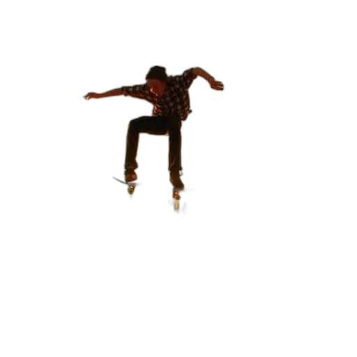 staff, creature, jacket, hair transparent PNG cut-out