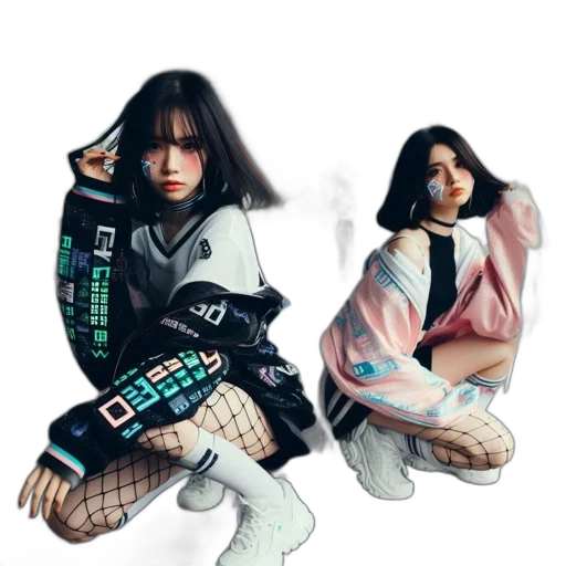 jacket, cyberpunk, concept art, photorealistic transparent PNG cut-out