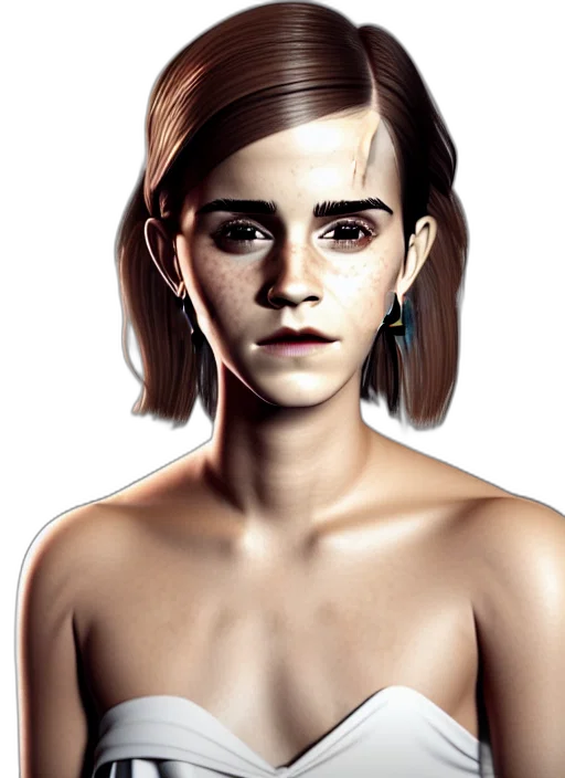 face, hair, mask, dress transparent PNG cut-out