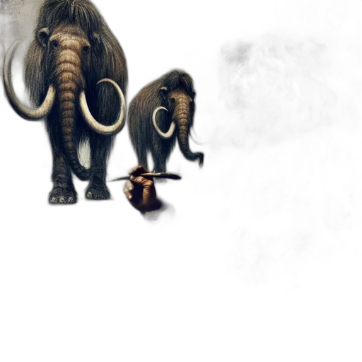 animal, creature, staff, weapon transparent PNG cut-out