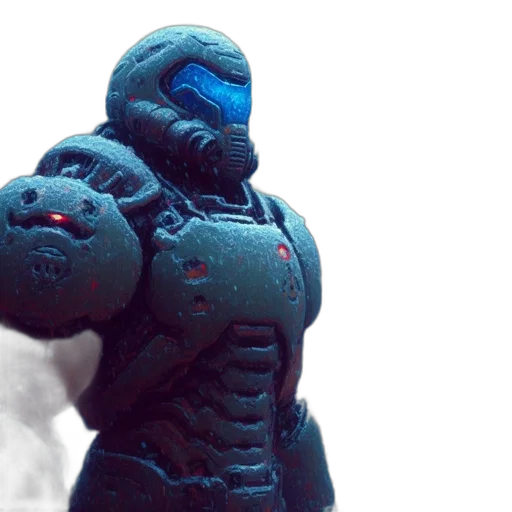 robot, creature, 3d render, concept art transparent PNG cut-out