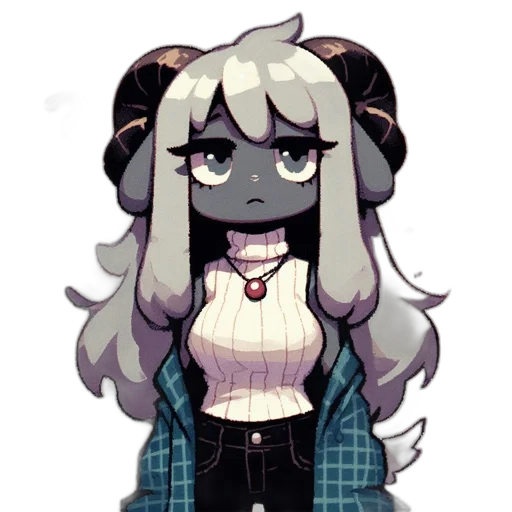 staff, creature, mask, hair transparent PNG cut-out