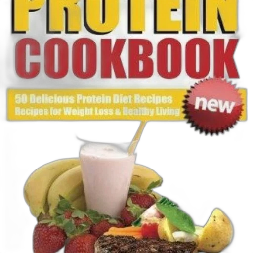 food, protein, cookbook, cover transparent PNG cut-out
