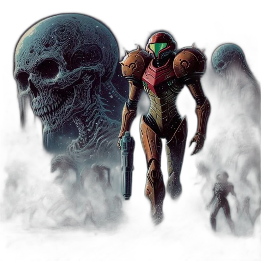 robot, concept art, comic book art, fantasy art transparent PNG cut-out