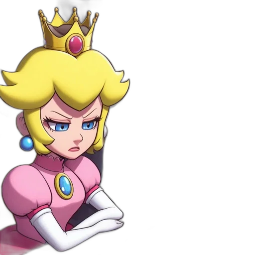 crown, dress, concept art, 3d render transparent PNG cut-out