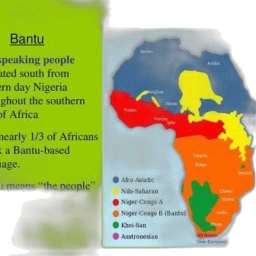 earth tones, map, africa, showing transparent PNG cut-out