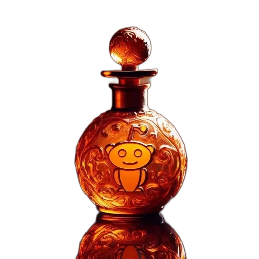 bottle, mask, crown, face transparent PNG cut-out