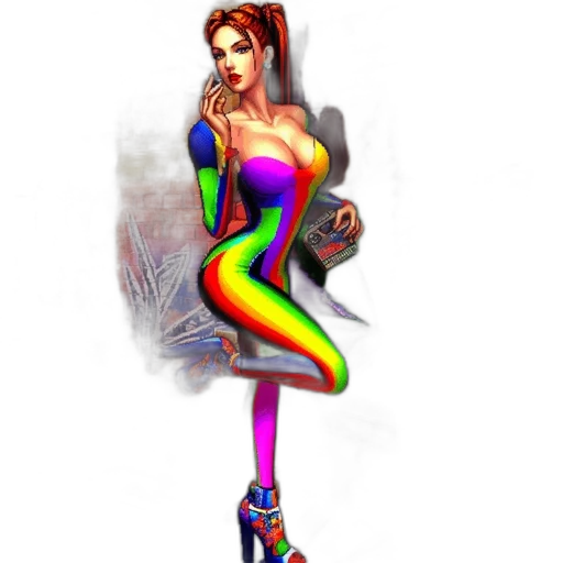 dress, staff, shoes, concept art transparent PNG cut-out