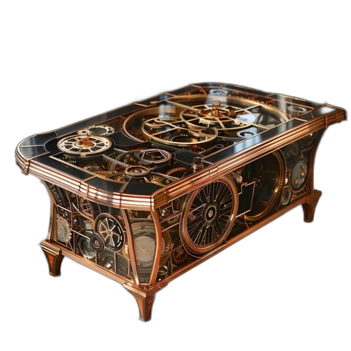furniture, jewelry, 3d render, table transparent PNG cut-out