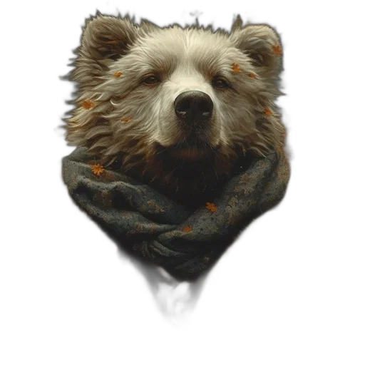 animal, face, jacket, creature transparent PNG cut-out