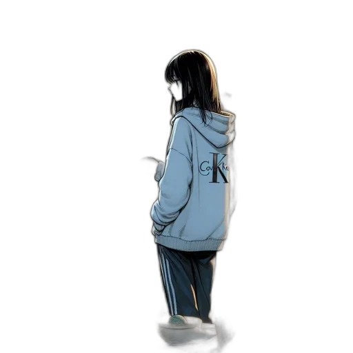 jacket, dress, staff, face transparent PNG cut-out