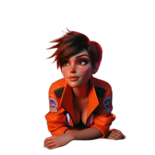 jacket, staff, face, robot transparent PNG cut-out