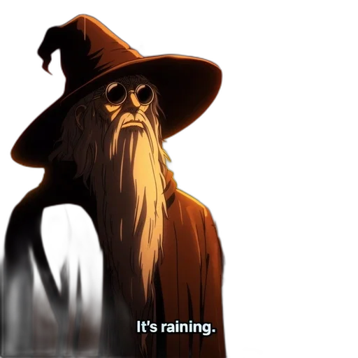 umbrella, hat, anime, concept art transparent PNG cut-out