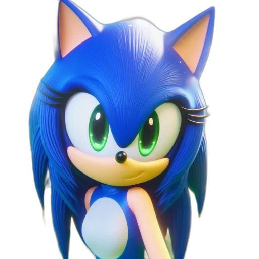 animal, hair, creature, 3d render transparent PNG cut-out