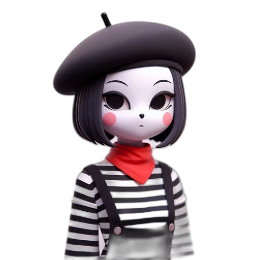 hat, mask, staff, face transparent PNG cut-out