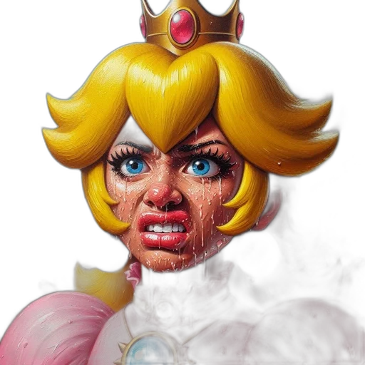 crown, face, mask, creature transparent PNG cut-out