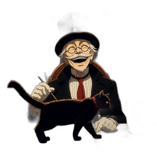 staff, hat, animal, creature transparent PNG cut-out