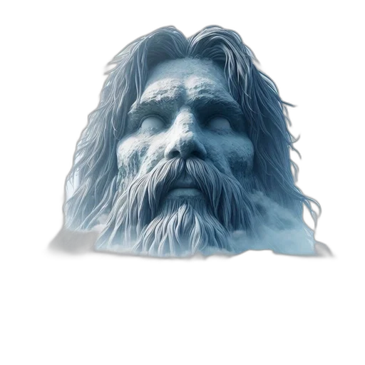 face, creature, mask, hair transparent PNG cut-out