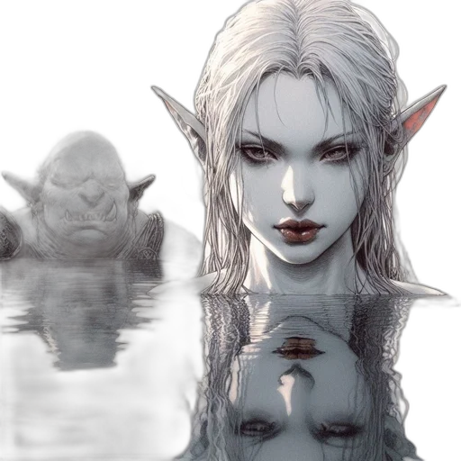 creature, fantasy art, concept art, comic book art transparent PNG cut-out