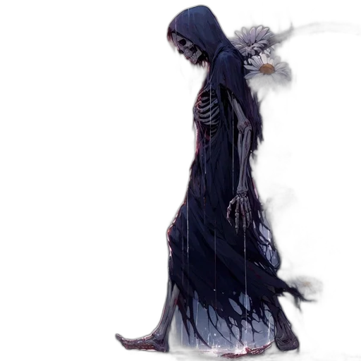 dress, creature, staff, sword transparent PNG cut-out