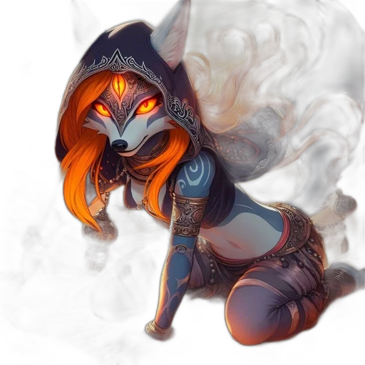 mask, fantasy art, concept art, pixel art transparent PNG cut-out