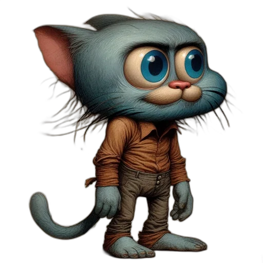 staff, animal, creature, jacket transparent PNG cut-out