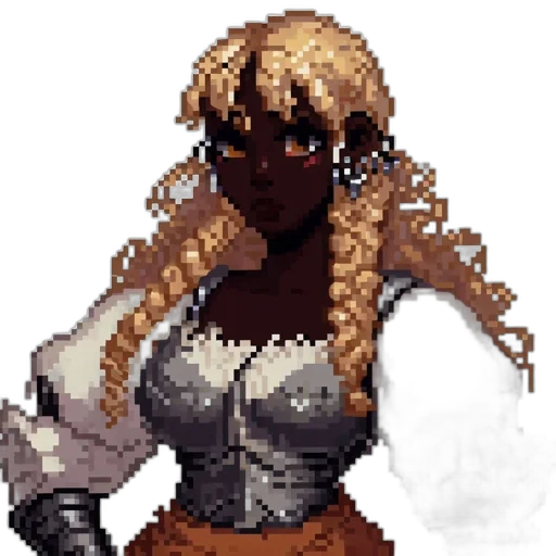 staff, crown, pixel art, fantasy art transparent PNG cut-out
