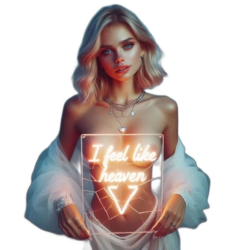 jacket, dress, jewelry, vaporwave transparent PNG cut-out