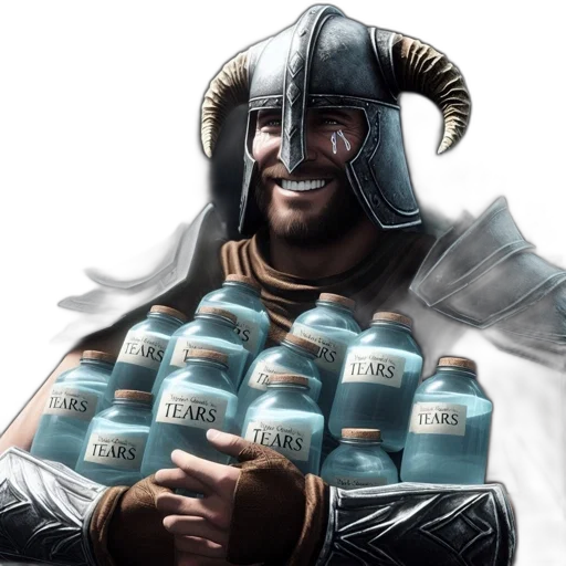 bottle, mask, concept art, fantasy art transparent PNG cut-out