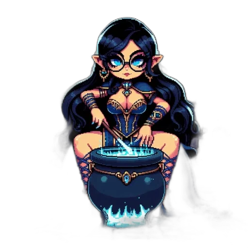 jewelry, fantasy art, pixel art, concept art transparent PNG cut-out