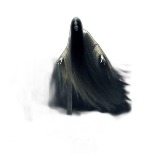 hair, creature, mask, face transparent PNG cut-out