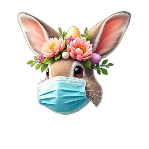 mask, animal, concept art, photorealistic transparent PNG cut-out