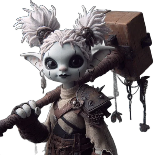 staff, creature, concept art, fantasy art transparent PNG cut-out
