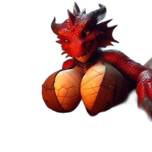 dragon, creature, weapon, 3d render transparent PNG cut-out