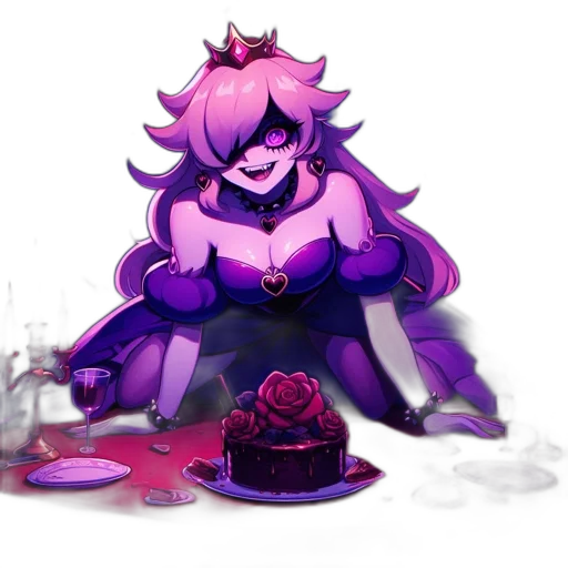 crown, dress, jewelry, staff transparent PNG cut-out