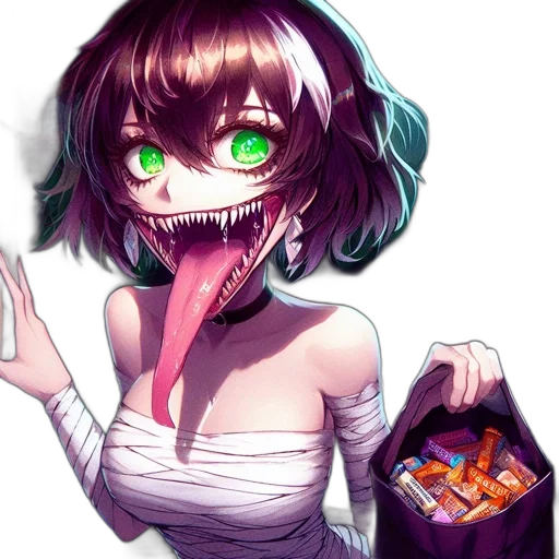 creature, food, mask, face transparent PNG cut-out