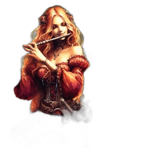 staff, face, sword, dress transparent PNG cut-out