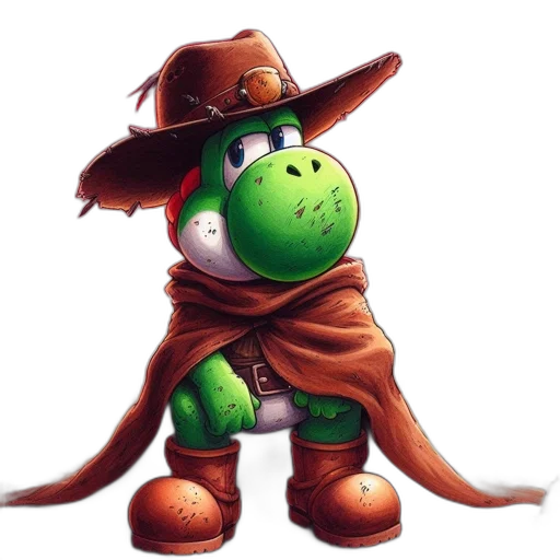 hat, staff, animal, creature transparent PNG cut-out